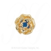 GS076 S - 14 Karat Gold Sapphire Slide 