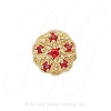 GS078 R - 14 Karat Gold Ruby Slide 