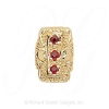 GS091 R - 14 Karat Gold Ruby Slide 