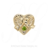 GS114 PD - 14 Karat Gold Peridot Slide 