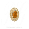 GS148 CIT - 14 Karat Gold Citrine Slide 