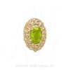 GS148 PD - 14 Karat Gold Peridot Slide 