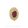 GS148 PT - 14 Karat Gold Pink Tourmaline Slide 