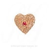 GS171 R - 14 Karat Gold Ruby Slide 