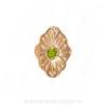 GS179 PD - 14 Karat Gold Peridot Slide 