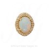 GS183 OP - 14 Karat Gold Opal Slide 