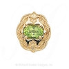 GS261 PD - 14 Karat Gold Peridot Slide 