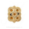 GS263 CIT - 14 Karat Gold Citrine Slide 