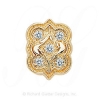 GS263 D - 14 Karat Gold Diamond Slide 