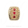 GS264 R - 14 Karat Gold Ruby Slide 