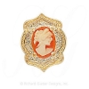 GS267 CAM - 14 Karat Gold Cameo Slide 