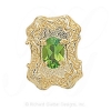 GS288 PD - 14 Karat Gold Peridot Slide 