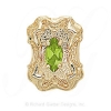 GS290 PD - 14 Karat Gold Peridot Slide 