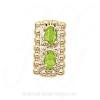 GS306 PD - 14 Karat Gold Peridot Slide 