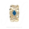 GS309 S - 14 Karat Gold Sapphire Slide 