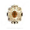 GS310 CIT - 14 Karat Gold Citrine Slide 
