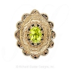 GS317 PD - 14 Karat Gold Peridot Slide 