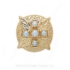 GS324 PL - 14 Karat Gold Pearl Slide 