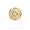 GS338 PL - 14 Karat Gold Pearl Slide 