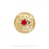GS338 R - 14 Karat Gold Ruby Slide 