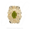 GS342 PD - 14 Karat Gold Peridot Slide 