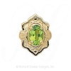 GS385 PD - 14 Karat Gold Peridot Slide 