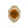 GS388 CIT - 14 Karat Gold Citrine Slide 