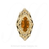GS389 CIT - 14 Karat Gold Citrine Slide 