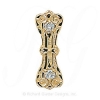 GS395 D - 14 Karat Gold Diamond Slide 
