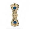 GS395 S - 14 Karat Gold Sapphire Slide 