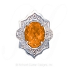 GS400 CIT - 14 Karat Gold Citrine Slide 