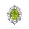 GS400 PD - 14 Karat Gold Peridot Slide 