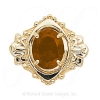 GS401 CIT - 14 Karat Gold Citrine Slide 