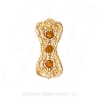 GS435 CIT - 14 Karat Gold Citrine Slide 
