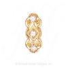GS436 D - 14 Karat Gold Diamond Slide 