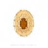 GS438 CIT - 14 Karat Gold Citrine Slide 