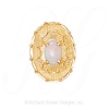 GS438 OP - 14 Karat Gold Opal Slide 