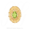 GS438 PD - 14 Karat Gold Peridot Slide 