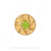 GS439 PD - 14 Karat Gold Peridot Slide 