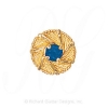 GS439 S - 14 Karat Gold Sapphire Slide 