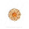 GS442 CIT - 14 Karat Gold Citrine Slide 