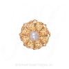 GS442 PL - 14 Karat Gold Pearl Slide 