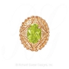 GS443 PD - 14 Karat Gold Peridot Slide 