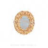 GS444 OP - 14 Karat Gold Opal Slide 