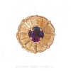 GS445 AMY - 14 Karat Gold Amethyst Slide 