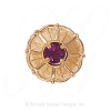 GS445 RG - 14 Karat Gold Rhodolite Garnet Slide 
