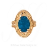 GS450 BT - 14 Karat Gold Blue Topaz Slide 