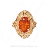 GS450 CIT - 14 Karat Gold Citrine Slide 
