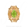 GS455 PD - 14 Karat Gold Peridot Slide 
