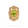 GS459 PD - 14 Karat Gold Peridot Slide 